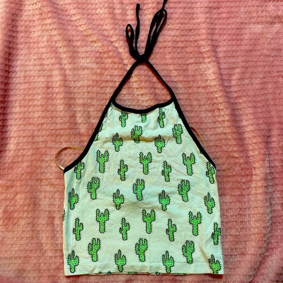 Forever 21, Small , Cactus 🌵 crop top - Picture 1 of 3